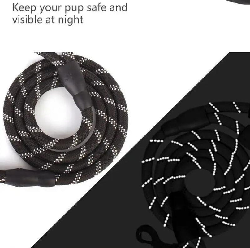 Ultimate Reflective Dog Leash with Comfort Padded Handle - Perfect for All Dog Sizes!